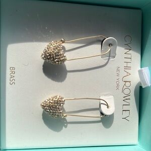Cynthia Rowley Gold-Tone Drop Earrings